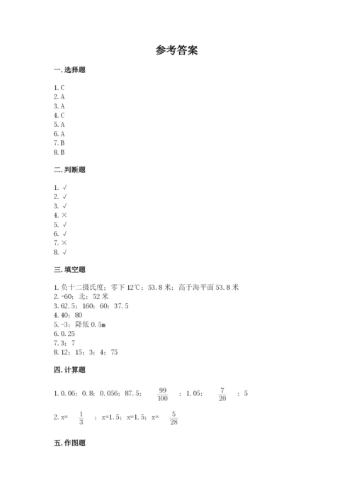 北师大版小学六年级下册数学期末综合素养测试卷【典型题】.docx
