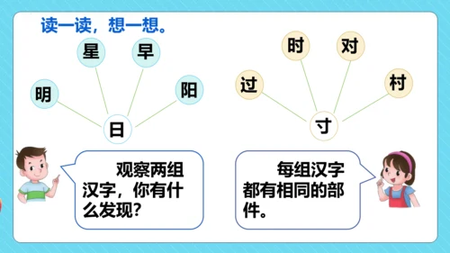 统编版语文一年级下册 课文1  语文园地二（教学课件）