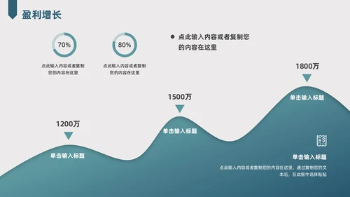 墨绿色剪纸风公司介绍PPT模板