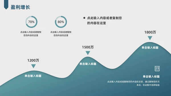 墨绿色剪纸风公司介绍PPT模板