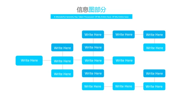 蓝色简洁创意版式公司简介商务PPT模板