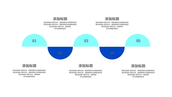 蓝色简约风企业培训PPT模板