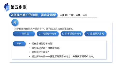 蓝色插画风商务简约工作汇报企业培训工作总结内容型ppt课件销售