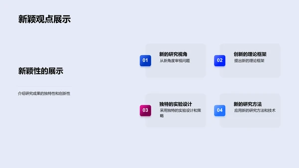 研究成果展示报告PPT模板