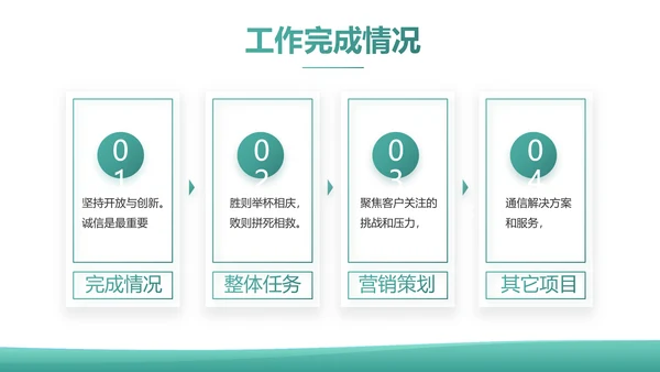 蓝色社区卫生室服务动态PPT模板