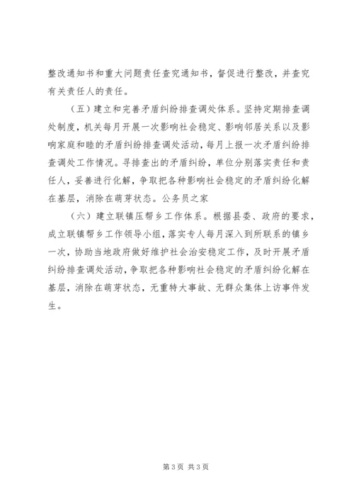 县综治委年度工作情况汇报小结.docx