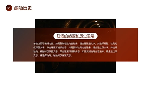 实景红酒商务商业公司产品画册PPT模板