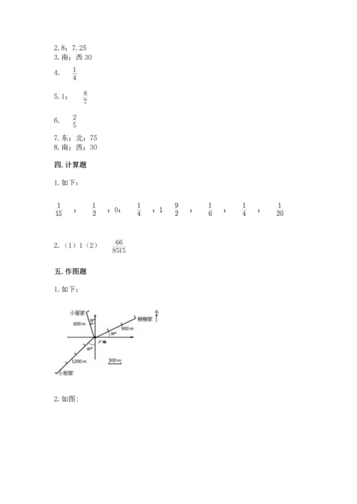 人教版六年级上册数学期中测试卷（真题汇编）.docx