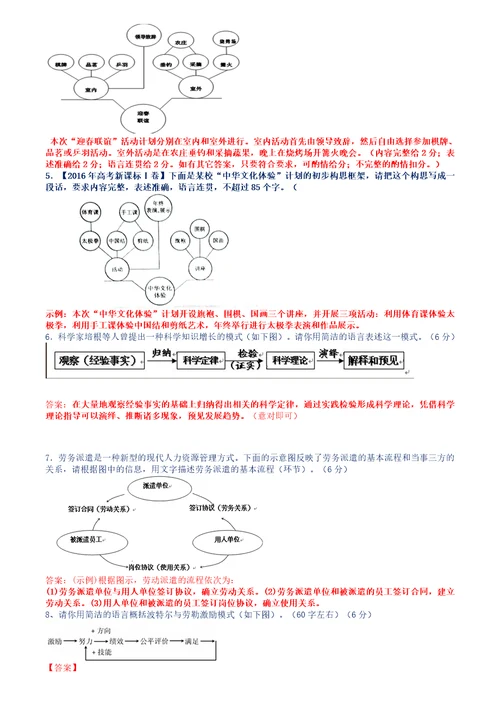 2018高三语文流程图试题带答案共10页