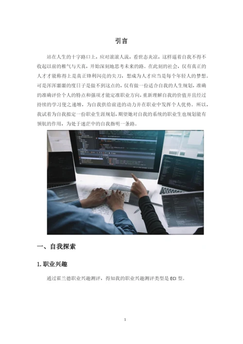 13页5493字计算机应用工程专业职业生涯规划.docx