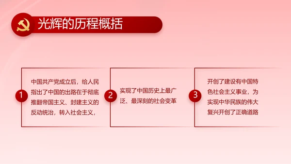建党100周年大会七一讲话ppt党课