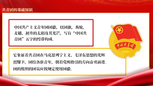 共青团光辉历史通用PPT