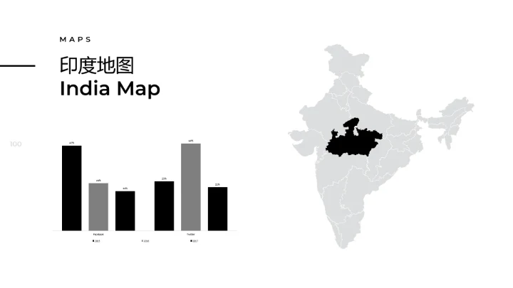 创意黑白调极简主义公司简介动态PPT模板