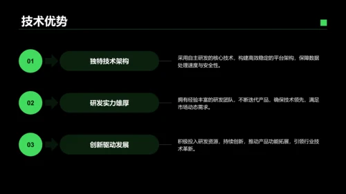 绿色商务风IT互联网商业品牌提案PPT模板