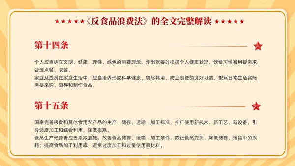 中华人民共和国反食品浪费法学习课件PPT党建