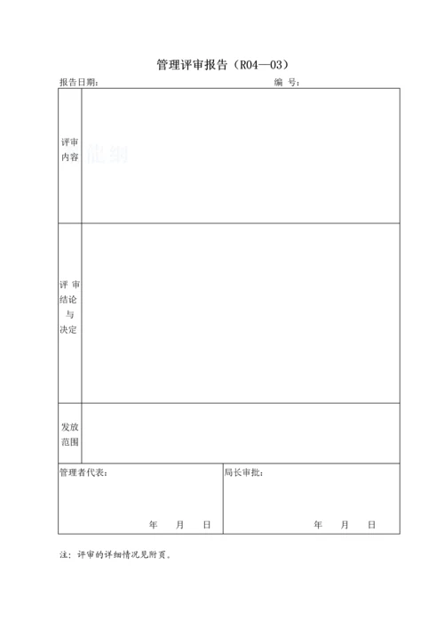 质量、职业健康安全和环境管理体系记录表式汇总(共127个).docx
