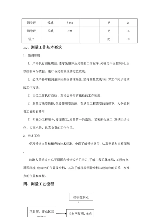 园林绿化测量方案.docx