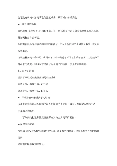现代分离方法与技术复习要点.docx