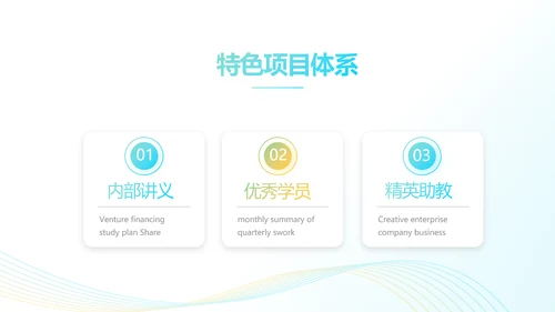 蓝色飘逸项目商业计划书PPT动态模板