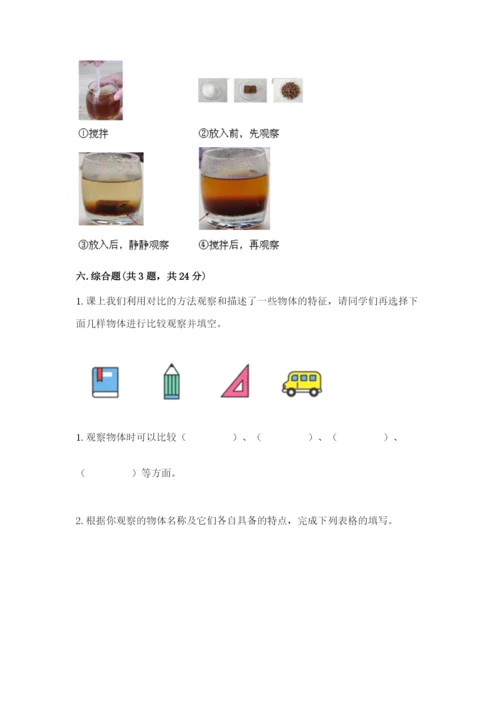 教科版一年级下册科学期末测试卷及完整答案（网校专用）.docx