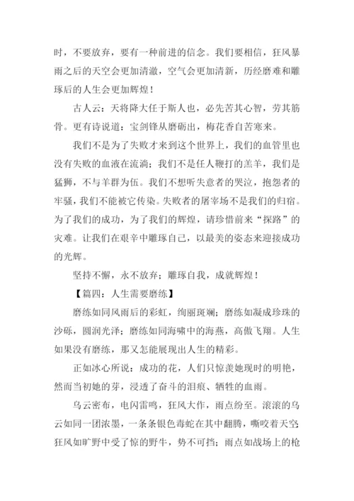 关于磨砺的议论文作文-1.docx