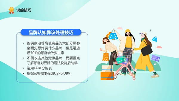 精英导购员说话技巧培训PPT模板