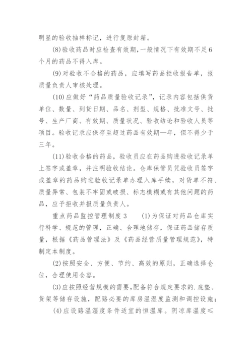 重点药品监控管理制度.docx