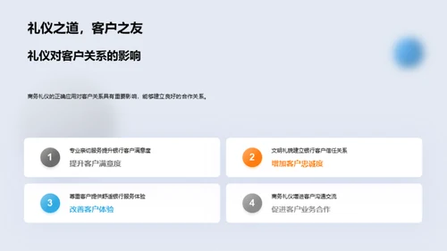 银行业商务礼仪通识