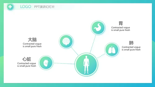 互联网医疗工作总结报告动态PPT模板