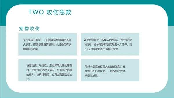 简约卡通医疗急救知识讲座