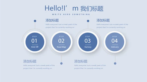蓝医药代表季度工作汇报工作总结动态PPT