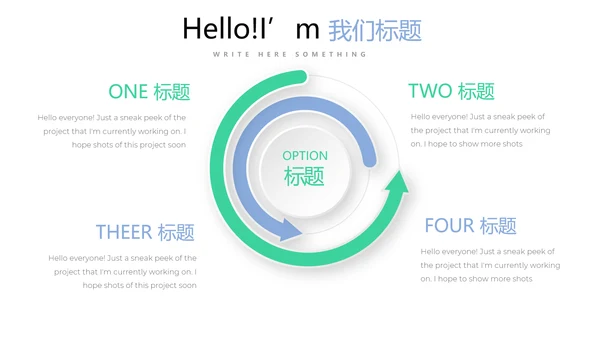时尚简约医药医疗报告动态PPT