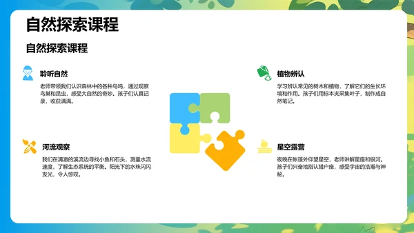蓝色研学旅行精彩回顾PPT模板