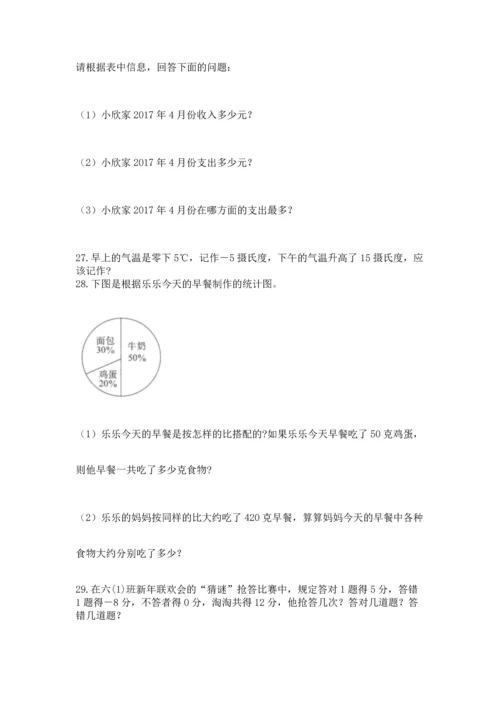 六年级小升初数学解决问题50道（全国通用）word版.docx