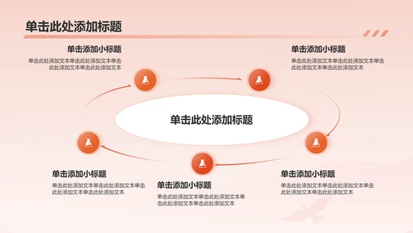 红色党政风新时代新青年爱国主义教育思政课PPT模板