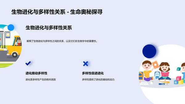 生物学科知识讲解PPT模板