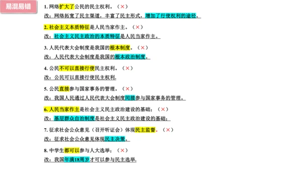 【期末复习】统编版九上道法思维导图课件(共16张PPT)