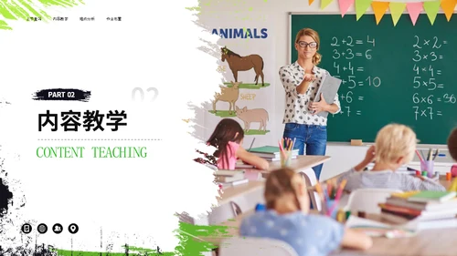教师授课公开课课堂教育上课教学通用PPT模板