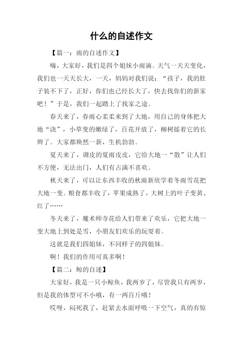 什么的自述作文-1.docx