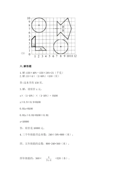 人教版六年级上册数学期末测试卷（各地真题）.docx