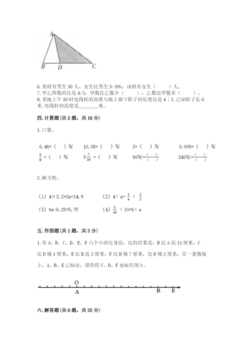 荆门市小升初数学测试卷精编.docx