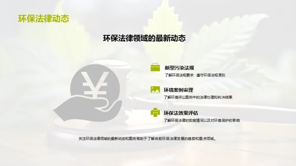 环保法律：挑战与机遇