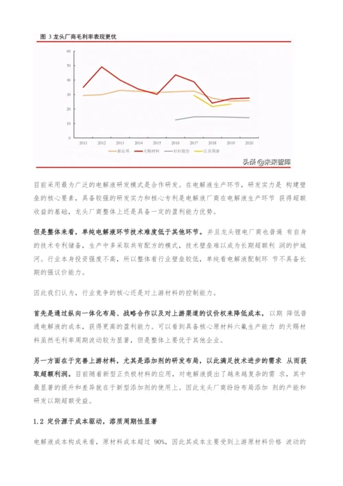 电解液行业深度报告-电解液格局持续优化-原材料才是核心战场.docx