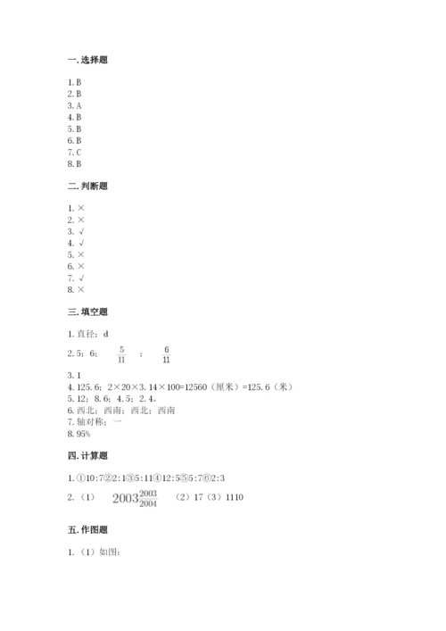 小学六年级上册数学期末测试卷含完整答案（名师系列）.docx