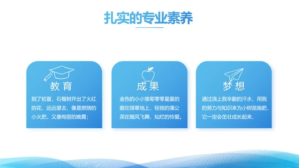 简约蓝色毕业论文答辩动态PPT