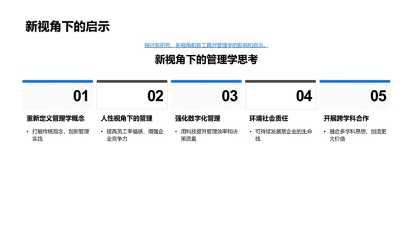 管理学答辩报告PPT模板