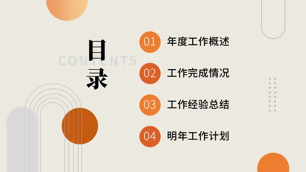几何风工作汇报通用PPT母版