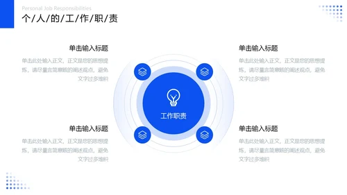蓝色大气稳重励志风每一步都是成长的足迹转正述职报告PPT模板