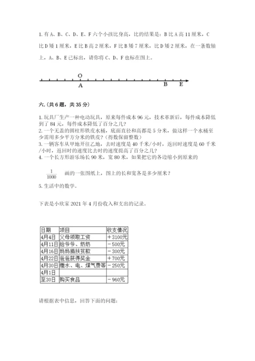 最新北师大版小升初数学模拟试卷附参考答案（培优）.docx