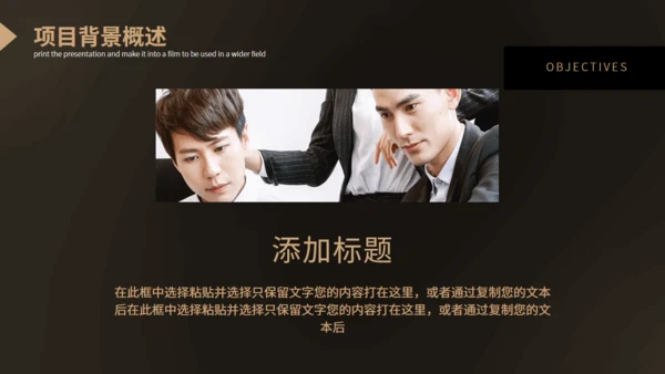 大气硬实力商业项目计划书通用PPT模板
